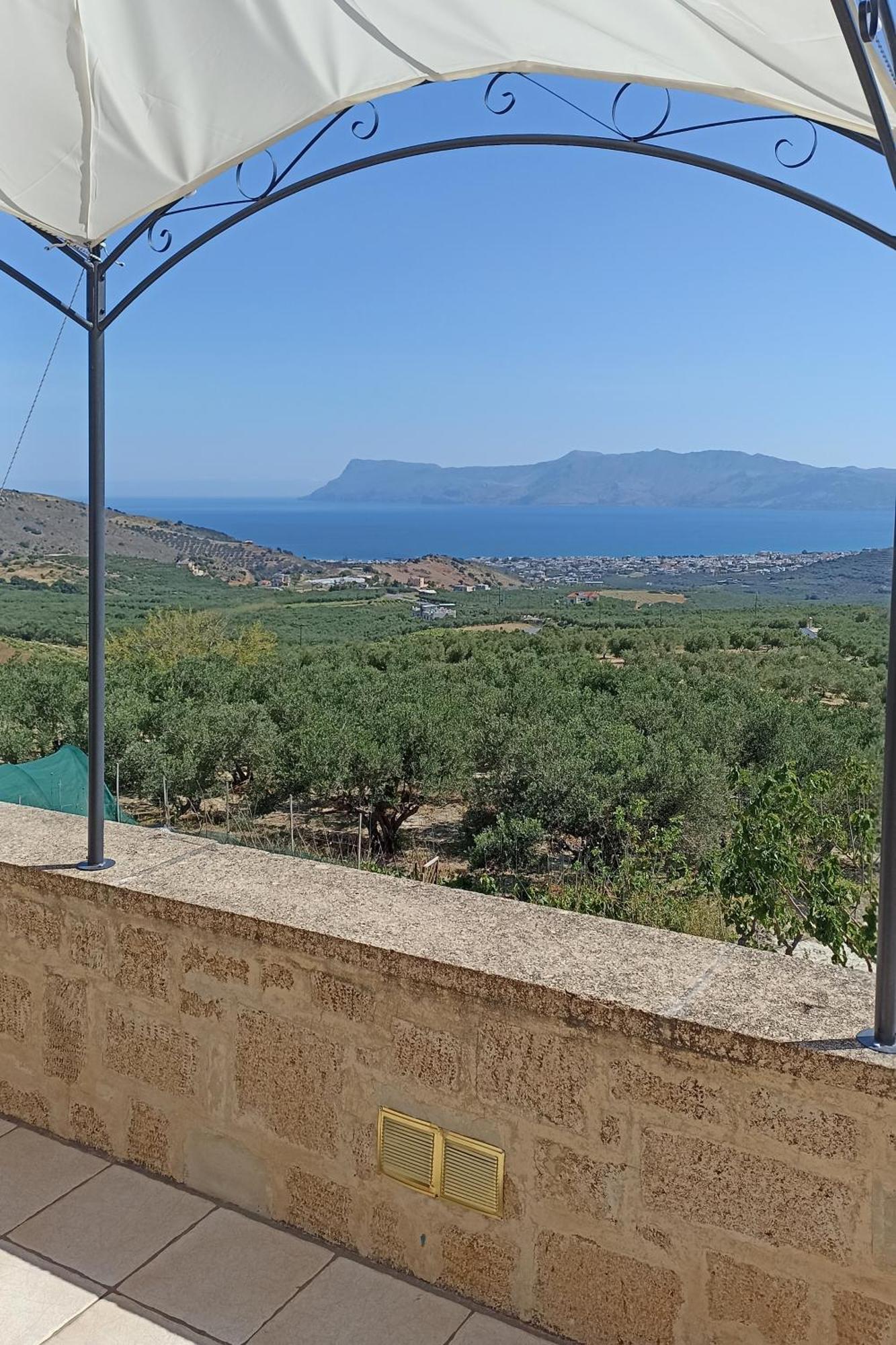 Mulberry Hill - Amazing Panoramic Views - Kissamos Apartment Luaran gambar
